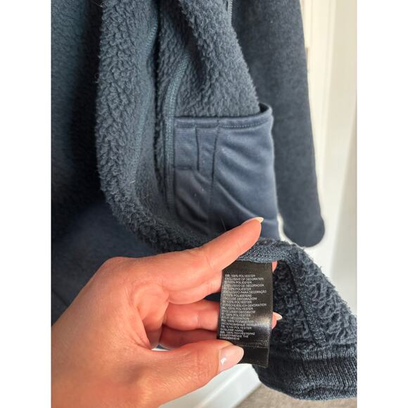 The North Face Crescent Full-Zip Fleece Jacket Heather Blue Women’s Medium - Picture 7 of 8